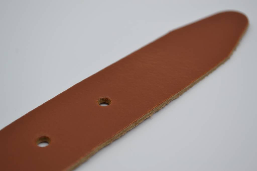 COGNAC LEREN SPLIT RIEM 35mm VERKOOPPRIJS: 29,95,-