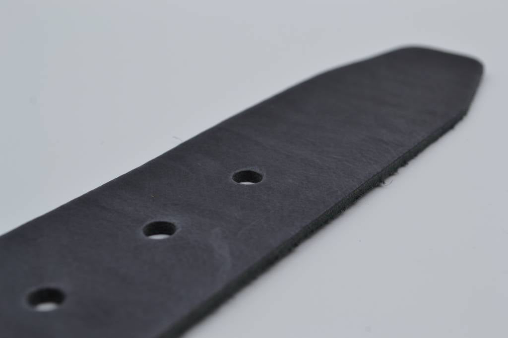 45MM BREDE ANTRACITE ECHT LEDEREN CASUAL RIEM VERKOOPPRIJS: 27,00,-