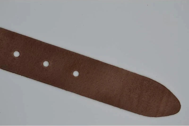 4CM BREDE NETTE COGNAC RIEM VERKOOPPRIJS: 29,95,-