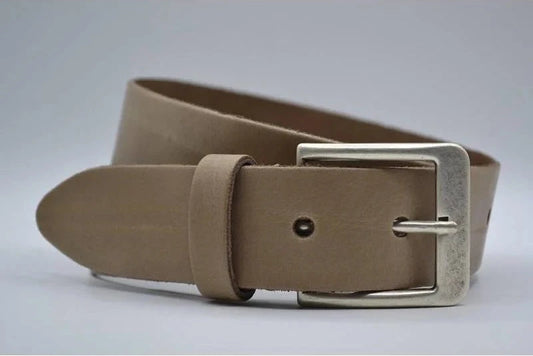 4 CM BREDE NETTE TAUPE RIEM VERKOOPPRIJS: 29,95,-
