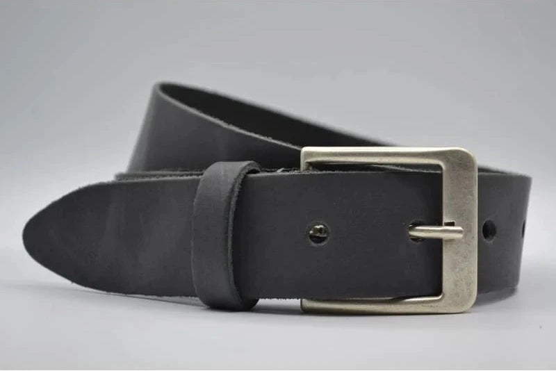 4CM BREDE NETTE ANTRACITE RIEM VERKOOPPRIJS: 29,95,-