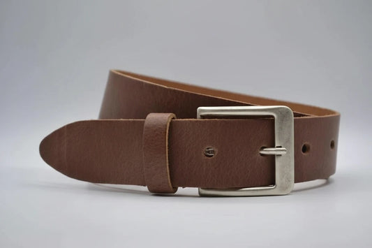 4CM BREDE NETTE COGNAC RIEM VERKOOPPRIJS: 29,95,-