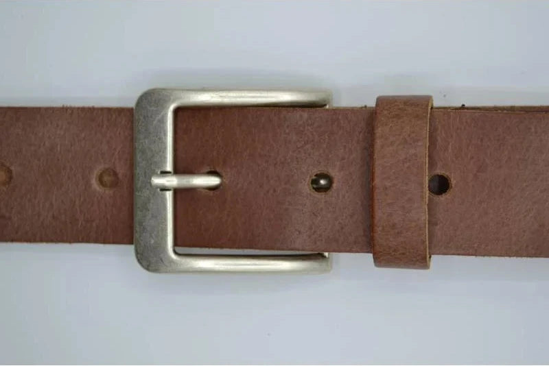 4CM BREDE NETTE COGNAC RIEM VERKOOPPRIJS: 29,95,-