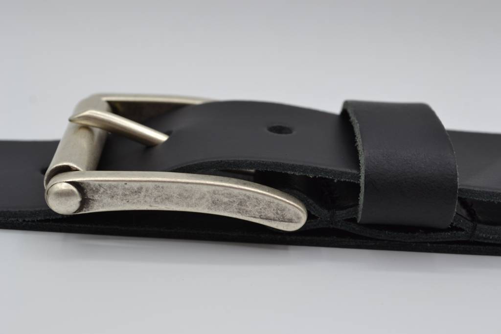 45MM BREDE ECRU ECHT LEDEREN CASUAL RIEM VERKOOPPRIJS: 27,00,-